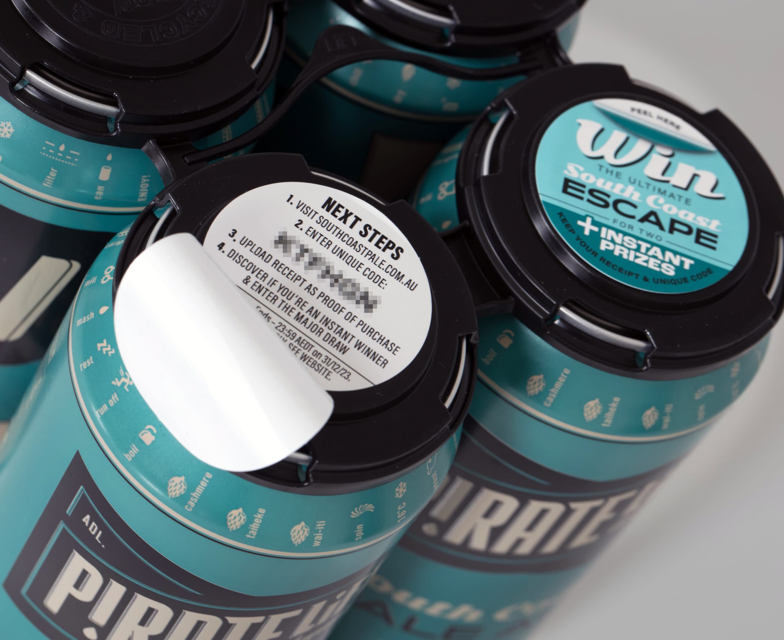 Extended Content Label for Pirate Life Beer Can Promotion